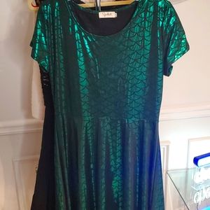 Spadehill Sparkle Green Dress size XL